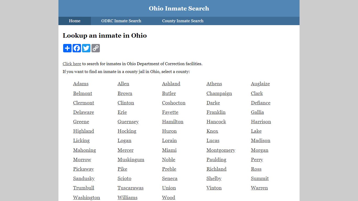 Union County Inmate Search